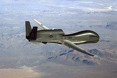 Американский дрон-разведчик заметили во время атаки на Крым и Кубань