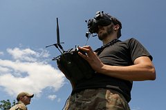 Дрон-камикадзе ВСУ взорвал молоковоз в российском регионе