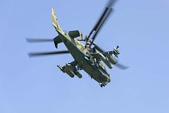 Российский вертолет поразил технику и живую силу ВСУ