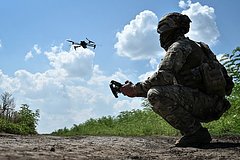 В Оренбургской области упал беспилотник