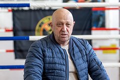 В Петербурге установили фигуру Пригожина в полный рост