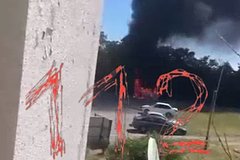 Машина начальника штаба воинской части взорвалась в российском регионе