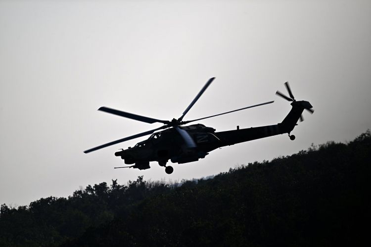 Крушение вертолета Ми-28 под Калугой