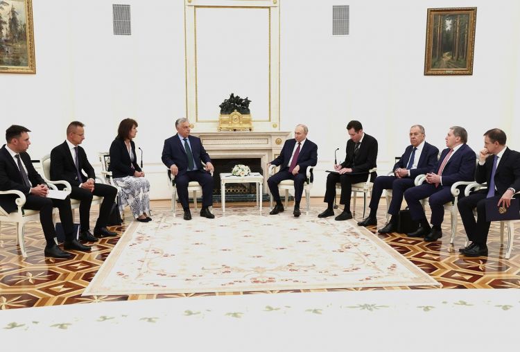 Переговоры Путина и Орбана об Украине
