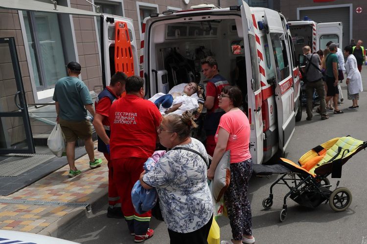 Удар по детской больнице «Охматдет» в Киеве