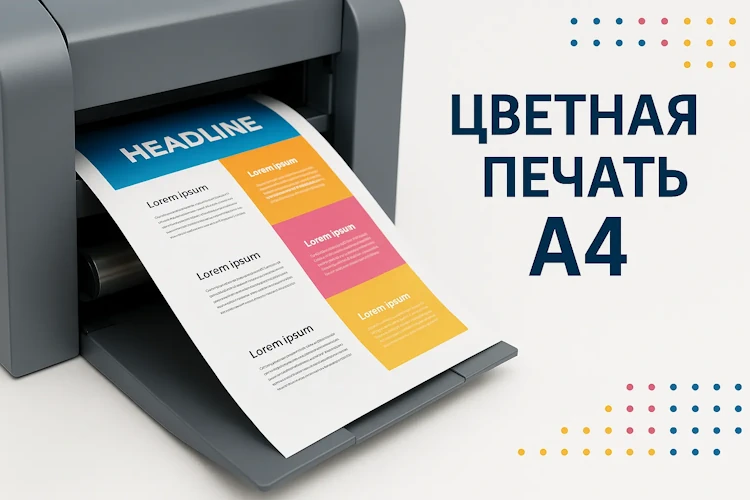 Дешевая цветная печать А4: как сэкономить без потери качества